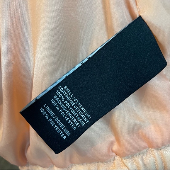7 For All Mankind Jacket- Women’s Soft Faux Leather Jacket Peach color size S, M - Picture 5 of 11